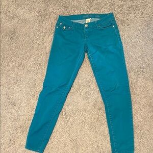 Teal Skinny Jeans